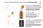 SAAQII Bloom Sensation Luxury Floral Attar Combo Set- Long-Lasting Fresh Fragrance for Men & Women (100ml)